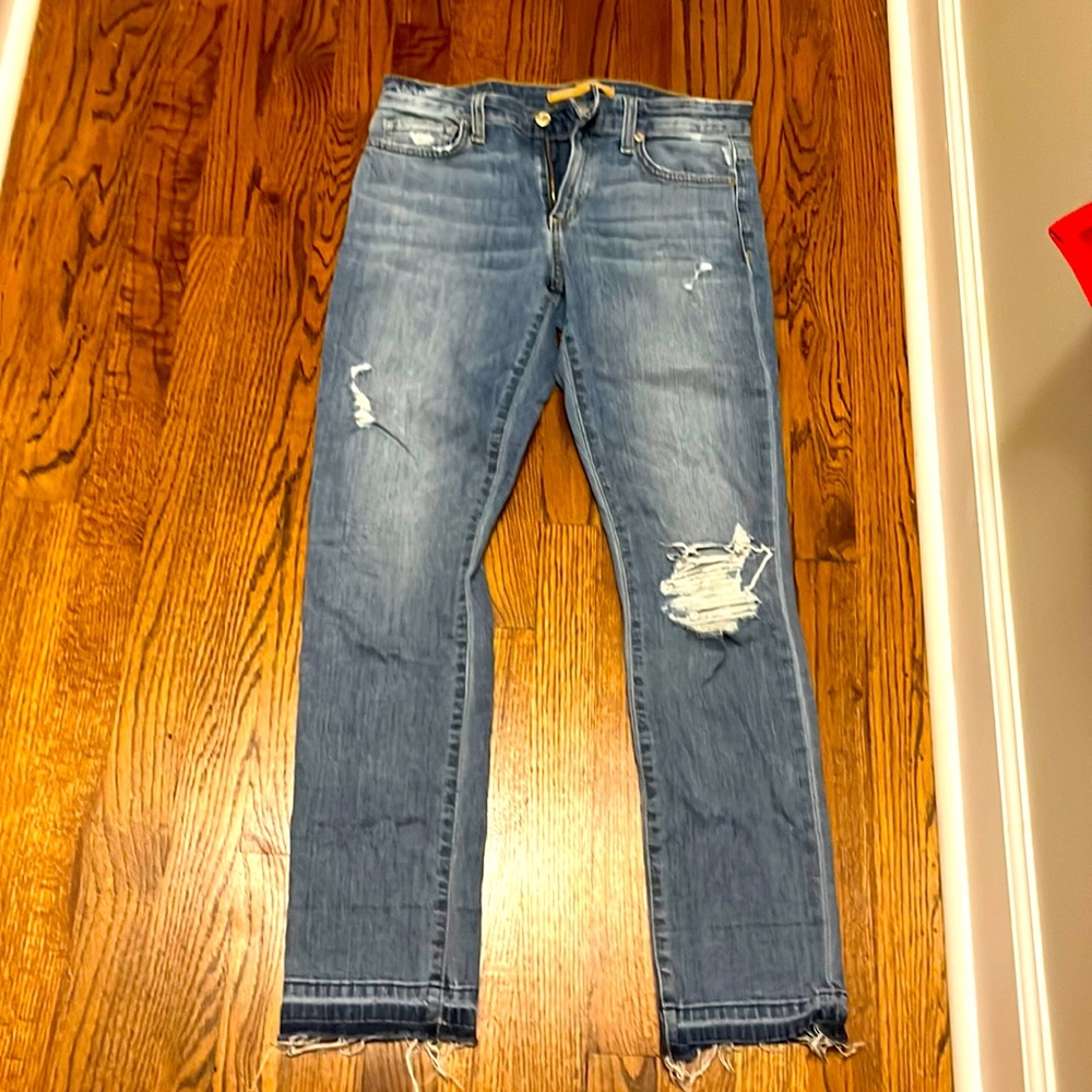 Joe’s jeans size 26, cropped, destroyed